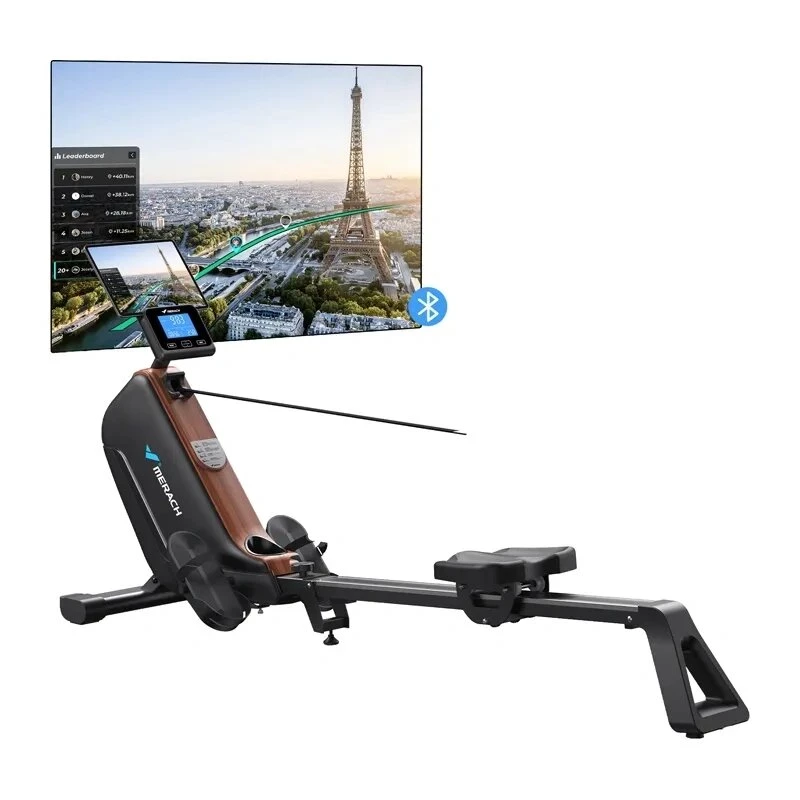MERACH MR-R15B3-EU Magnetinis irklavimo treniruoklis - sulankstomas, Bluetooth, 16 pasipriešinimo lygių, 150kg maksimalus vartotojo svoris