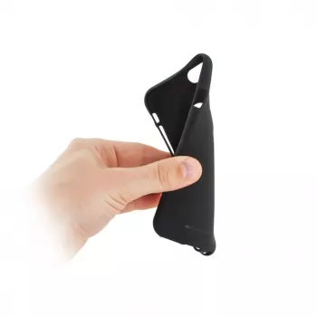 Mercury Soft Feeling Jelly Case, skirta Samsung Galaxy J3 (2017) J330 - Juoda