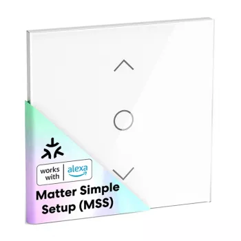 MEROSS MRS100MA(EU) Smart Wi-Fi (Matter) Langinių / Žaliuzių Jungiklis (4 vnt. rinkinys)
