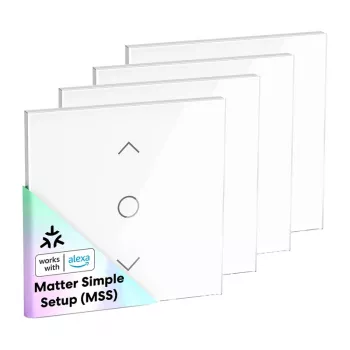 MEROSS MRS100MA(EU) Smart Wi-Fi (Matter) Langinių / Žaliuzių Jungiklis (4 vnt. rinkinys)