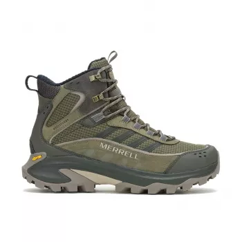 Merrell Moab Speed 2 Thermo Mid WP Hiking Boots - Triple Black, Size 46.5