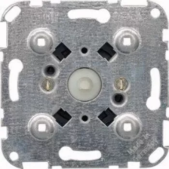 Merten 317400 System M dvipolis perjungiklio įdėklas, 10 AX, 250 V, įleidžiamas, varžtiniai gnybtai, be halogenų