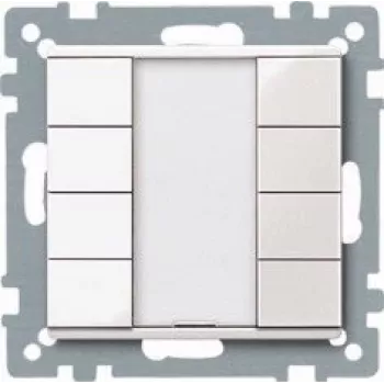Merten 627819 perjungiklio įdėklas, 10 A, 250 V, įleidžiamas, pilkas