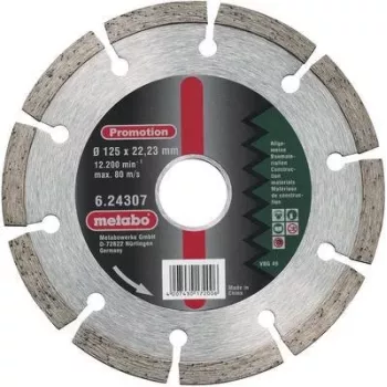 Metabo deimantinis pjovimo diskas 624310000, 230 mm skersmuo, 22.23 mm kiaurymė, segmentuotas, universalus