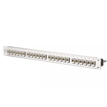 METZ CONNECT 130B11P1-E Cat.6A ekranuotas RJ45 Keystone modulis – sidabrinis, be įrankių, 10GBase-T 130B11P1-E-90