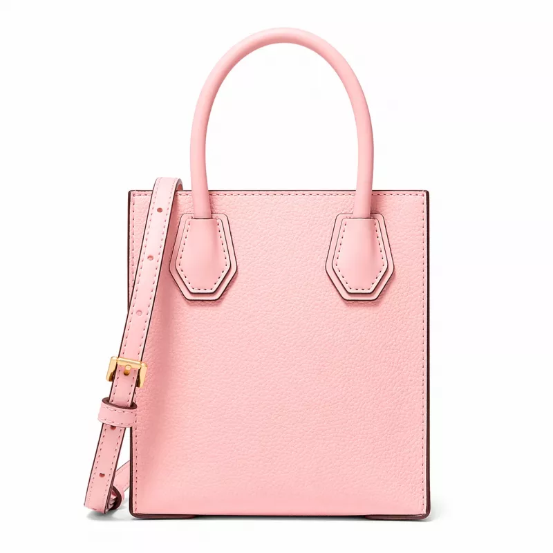 Michael Kors Moteriškas Ginny Crossbody Krepšys iš Saffiano Odos, Powder Blush, 15x17x6 cm