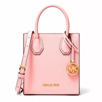 Michael Kors Moteriškas Ginny Crossbody Krepšys iš Saffiano Odos, Powder Blush, 15x17x6 cm