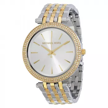Michael Kors Darci moteriškas kvarcinis analoginis laikrodis MK3215 39mm rožinio aukso spalvos nerūdijantis plienas
