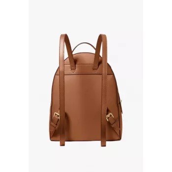 Michael Kors Hudson Backpack Luggage Brown Signature Coated Canvas Women's 35F3G6HB6LLUG