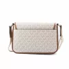 Michael Kors Jet Set Crossbody Bag Vanilla Signature Logo-Print Coated Canvas 35R5G2BM8BVAN