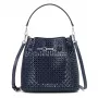 Michael Kors Jet Set Navy Signature Logo peties krepšys 35S6S2ZC1YNAV