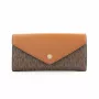 Michael Kors Jet Set Travel rudas Signature dengtos drobės portfelis-krepšys per petį 35F3GTVE7BBRO