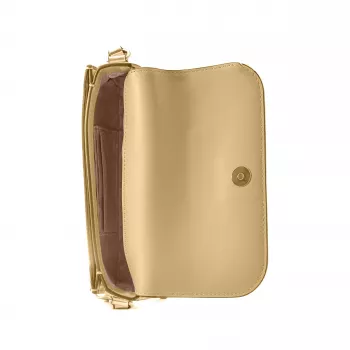 Michael Kors Jet Set Travel Crossbody Bag 35F4GTVC1MPAL Brown Acorn