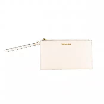 Michael Kors Jet Set Travel Crossbody Bag Saffiano Leather Gold-Tone Hardware 25x14x2cm