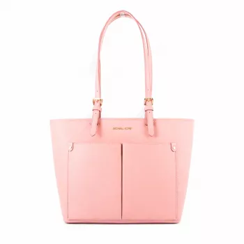 MICHAEL KORS Jet Set Travel Large Logo Tote Bag Powder Blush 35F3GTVT8BPOW