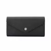 Michael Kors Jet Set Travel Large Zip Around Continental Wallet Saffiano Leather Black Gold-Tone
