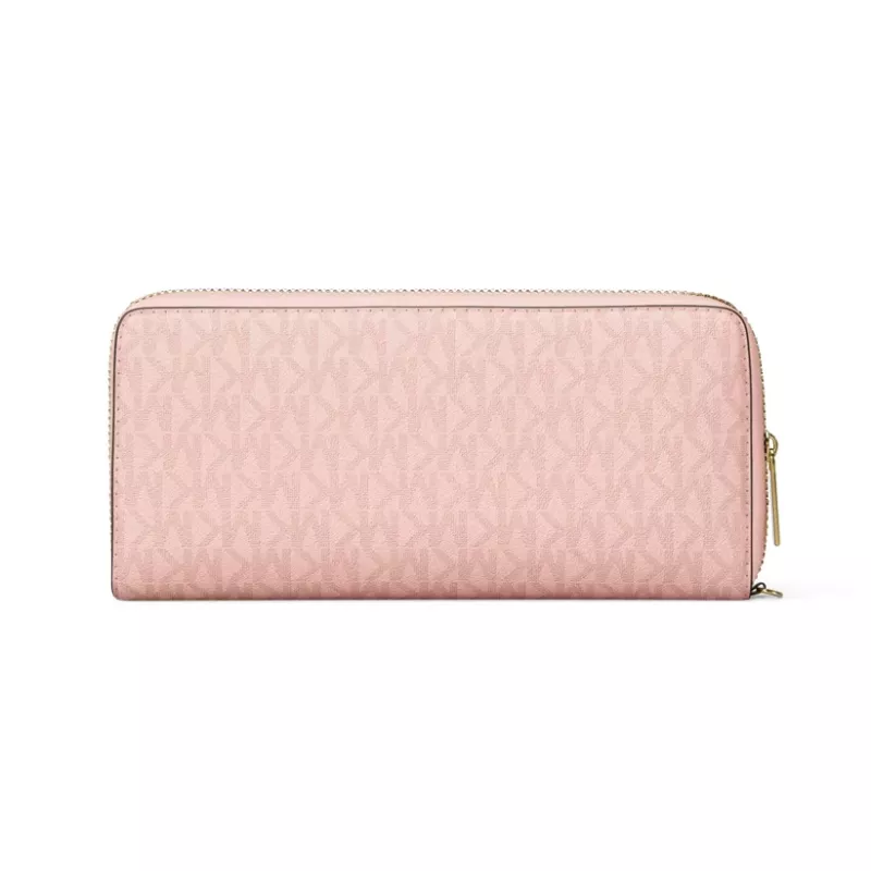 MICHAEL KORS Jet Set Travel Powder Blush Saffiano odinė riešinė 35R4GTVT3VPOW