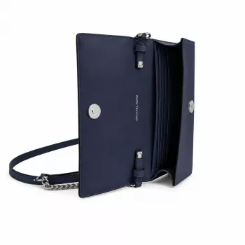 MICHAEL KORS Jet Set Travel Saffiano odinė crossbody rankinė tamsiai mėlyna