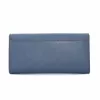 Michael Kors Jet Set Travel Saffiano Leather Wristlet Wallet Navy su aukso spalvos detalėmis