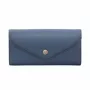Michael Kors Jet Set Travel Saffiano Leather Wristlet Wallet Navy su aukso spalvos detalėmis