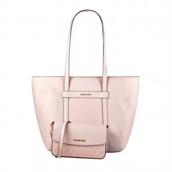 Michael Kors Jet Set Travel Tote Bag 35S5GTVT3LPOW Powder Blush Saffiano Leather