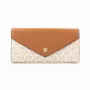 Michael Kors Jet Set Travel Vanilla Signature Coated Canvas peties krepšys 35F3GTVE7BVAN