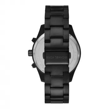 Michael Kors Lexington Vyriškas Kvarcinis Chronografo Laikrodis MK8899 46mm Mėlynas Ciferblatas Sidabrinis Nerūdijantis Plienas