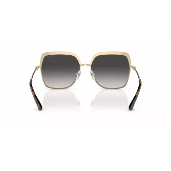 Michael Kors MK1141-10188G Moteriški Saulės Akiniai – Juodas Acetato Rėmelis, Pilki Gradientiniai Lęšiai, 57 mm
