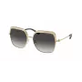 Michael Kors MK1141-10188G Moteriški Saulės Akiniai – Juodas Acetato Rėmelis, Pilki Gradientiniai Lęšiai, 57 mm