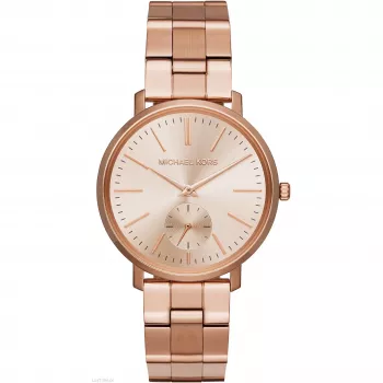 Michael Kors MK3501 Moteriškas laikrodis iš rožinio aukso spalvos nerūdijančio plieno 38 mm