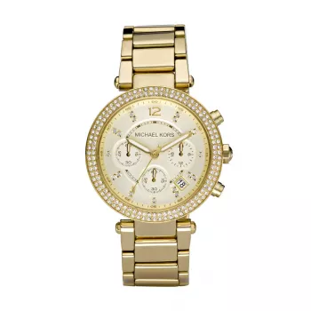 Michael Kors MK5354 Moteriškas Rožinio Aukso Chronografinis Laikrodis 39mm