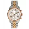 Michael Kors MK5735 Moteriškas laikrodis su chronografu, rožinio aukso spalvos nerūdijančio plieno, 39 mm