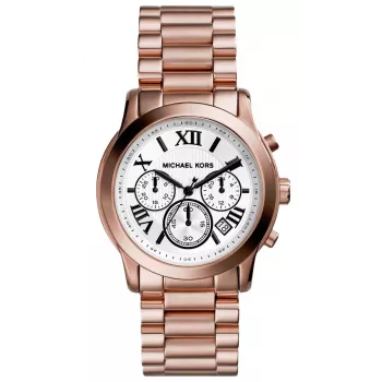 Michael Kors MK5929 Moteriškas Rožinio Aukso Spalvos Nerūdijančio Plieno Laikrodis 40mm