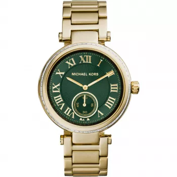 Michael Kors MK6065 Moteriškas Rožinio Aukso Spalvos Nerūdijančio Plieno Chronografinis Laikrodis 40mm