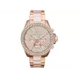 Michael Kors MK6096 Moteriškas Rožinio Aukso Spalvos Nerūdijančio Plieno Chronografinis Laikrodis 42mm