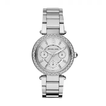 Michael Kors Parker Mini Women's Quartz Chronograph Watch MK5615 33mm Rose Gold Stainless Steel