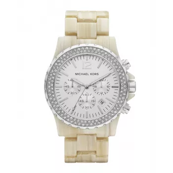 Michael Kors Parker Women's Rose Gold-Tone Stainless Steel Chronograph Watch MK5598