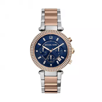 Michael Kors Parker Moteriškas Laikrodis MK6141 39mm Rožinio Aukso Spalvos Nerūdijantis Plienas