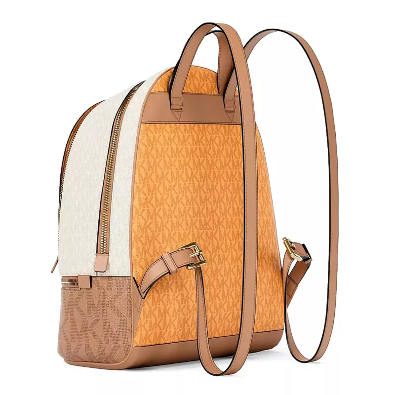 Michael Kors Raven Kuprinė Vanilla Saffiano Oda Moterims Vidutinė 35S5GRAB6VORA
