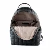 Michael Kors Rhea Medium Backpack Black Leather Women's 35R5S6HB6VBLA