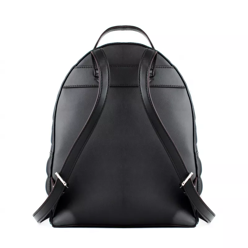 Michael Kors Rhea Medium Backpack Black Leather Women's 35R5S6HB6VBLA