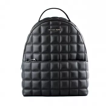 Michael Kors Rhea Medium Backpack Black Leather Women's 35R5S6HB6VBLA