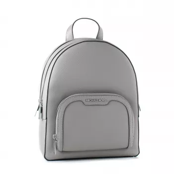 Michael Kors Rhea Women's Backpack 28x23x10 cm Pearl Grey Saffiano Leather