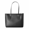Michael Kors Sullivan moteriškas tote krepšys - Saffiano oda, juodas, 34x27x11 cm