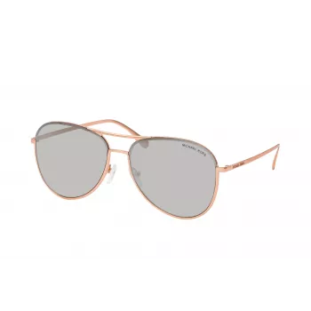 Michael Kors Unisex Akiniai Nuo Saulės MK1089 Skaidrus Pilkas Acetato Rėmelis Pilki Gradientiniai Lęšiai 59mm