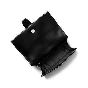 Michael Kors Moteriškas Crossbody krepšys 35S5SGRC1HBLA – juoda Saffiano oda su aukso spalvos detalėmis (20x16x6 cm)