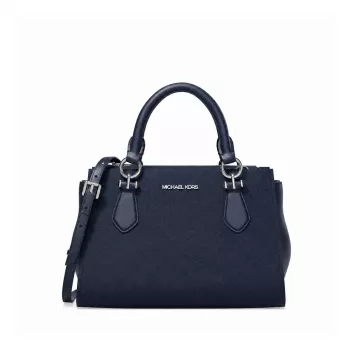Michael Kors moteriškas Amelia satchel krepšys Navy 35R6S6AM1LNAV (23x16x11 cm)