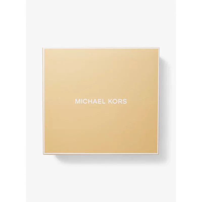 MICHAEL KORS Moteriškas Krepšių Rinkinys 35F5GGZD6OCHE - Signature dengtos drobės crossbody krepšys su derančia pinigine (24x15x8 cm)