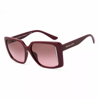Michael Kors moteriški drugelio formos akiniai nuo saulės MK2238UOXBLOO mėlyni gradientiniai 55mm