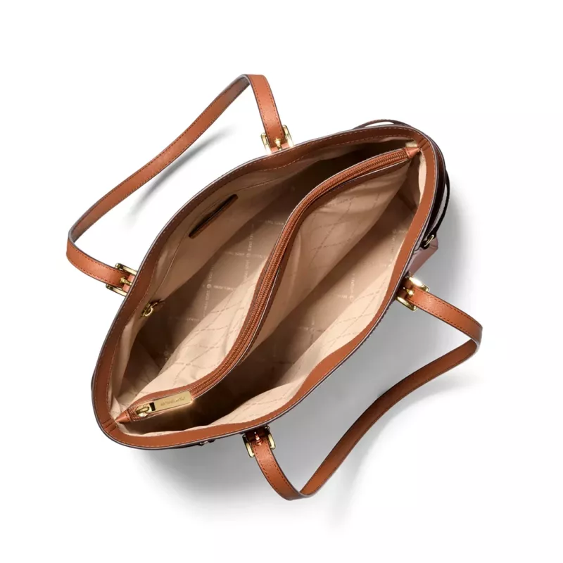 Michael Kors moteriškas Greenwich Saffiano odinis petnešų krepšys Luggage 31x28x15 cm